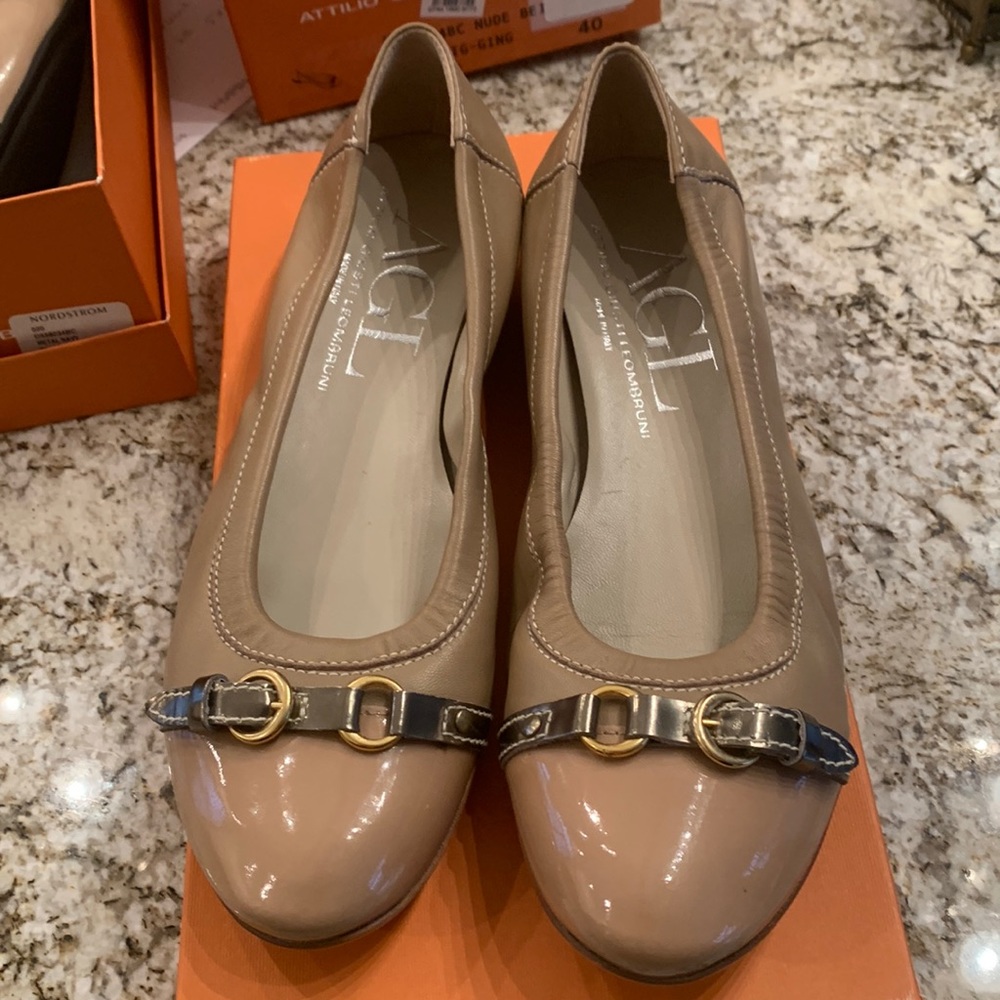 AGL cap toe flats